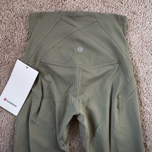 Lululemon Sage Green Nulu Yoga Tights